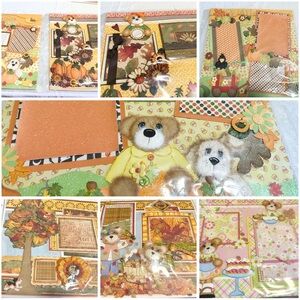 Premade 12x12 Handmade girl theme scrapbook pages -24 pages